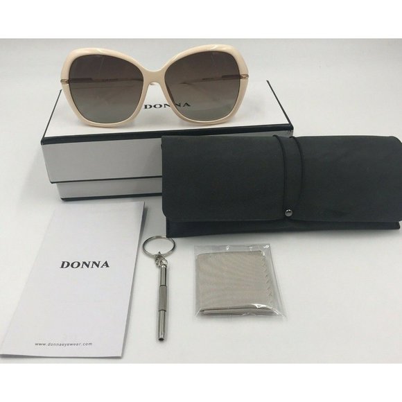 DONNA Women\'s Classic Polarized Sunglasses Shades Ultralight D72 White main image 4